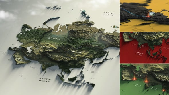Asia Map | Russia | China | India（406254）-技能树